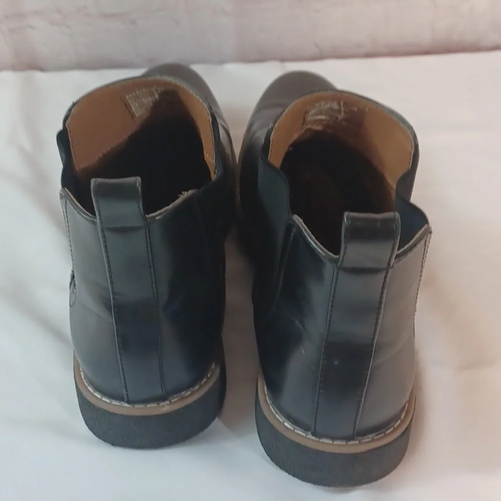 Y2K Deer Stags Mens Black Chukka Stretch Ankle Boots 11.5 M